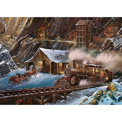 Masterpieces Railways: When Gold Ran The Rails 1000 dílků