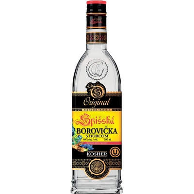Spišská Borovička s Horcom Kosher 40% 0,7 l (holá láhev)