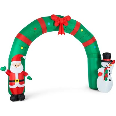 oneConcept MERRY WELCOME CHRISTMAS надуваема декорация 250CM LED (LEL3-Merry-Welcome) (LEL3-Merry-Welcome)