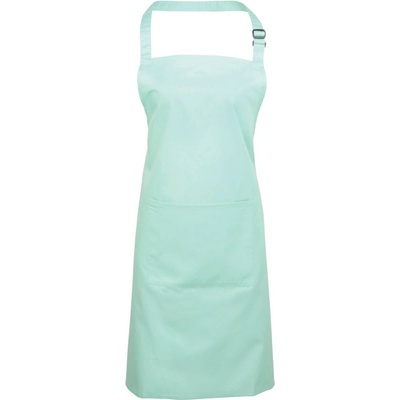 Premier Zástěra Colours PR 154 s laclem a kapsou na břiše COT-39015402299 Aqua