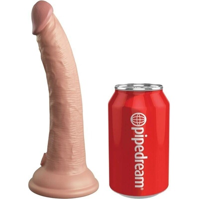 King Cock Elite Realistic Silicone Dildo 17.8 Cm Caramel
