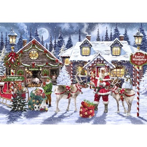 Bluebird Puzzle - Puzzle Santa at work 1500 - 1 500 piese