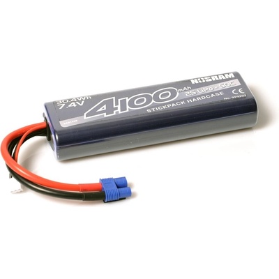 NOSRAM 4100mAh 7.4V 50C LiPo Car Stickpack Hardcase EC3 konektor N999302EC3