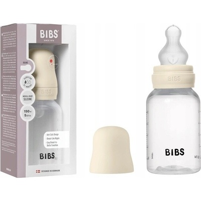 Bibs antikoliková fľaša so silikon cumlíkom Ivory 150ml