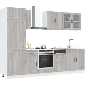 vidaXL Комплект кухненски шкафове от 8 части Kalmar, инженерно дърво (3314817)