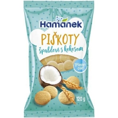 Hamánek piškóty špaldovej s kokosom 120 g