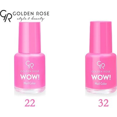 Golden Rose WOW! Nail Color lak na nehty 22 6 ml
