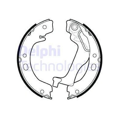 Sada brzdových čeľustí DELPHI LS2003