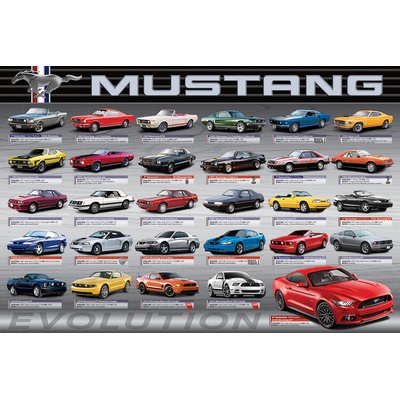 Plagát, Obraz - Ford Mustang Evolution 50th Ls, 91.5 × 61 cm