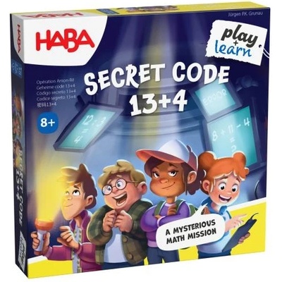 HABA Play&Learn Образователна семейна игра Таен код 13+4 от 8 години (2012183002)