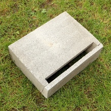 BNB Box Búdka pre netopiere drevobetón prielezná sivá ANS-3
