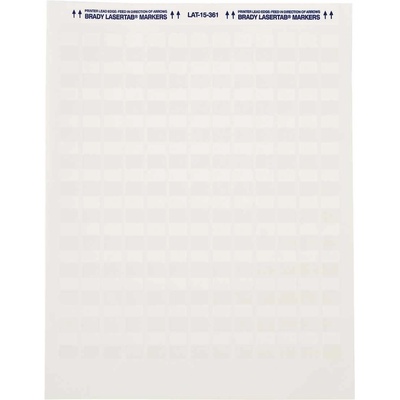 Brady LAT-17-361-1 / 024566, LaserTab Laser Printable Labels, 25.40 mm x 25.40 mm (24566)