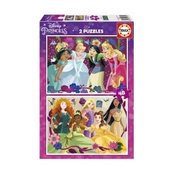 Educa Disney Princess puzzle 2x48pcs