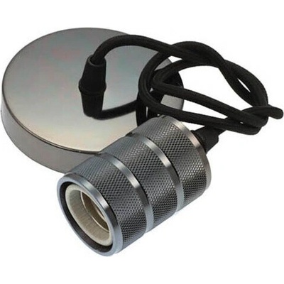 VITO Пендел с кабел 1м, e27, estelle-d124z, черен - vito (7320260)