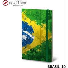 STIFFLEX zápisník 13x21cm 192 listů Brasil 10