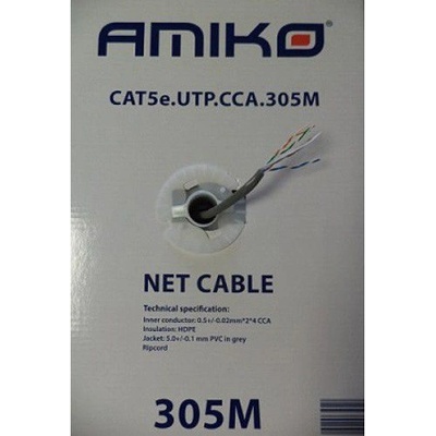 Amiko CAB-UTPCAT5E Cat5e, 305m