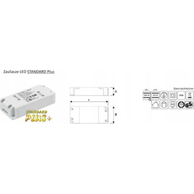 LED zdroj transformátor 24W Design Light 12V