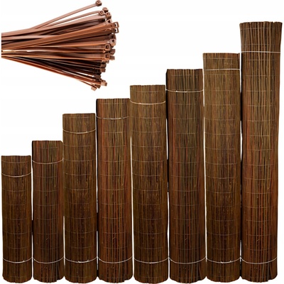 Vrbová rohož na plot Ogrodzenia Wiklinowe 180 x 500 cm přírodní
