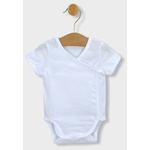 Rainy Бебешко боди с къс ръкав Rainy - Pure, 48 cm (614230) - baby