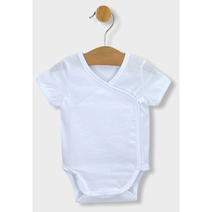 Rainy Бебешко боди с къс ръкав Rainy - Pure, 48 cm (614230) - baby