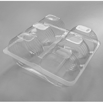 TERMOPLAST КУТИЯ С 6 ГНЕЗДА ЗА ПОНИЧКИ - 100БР