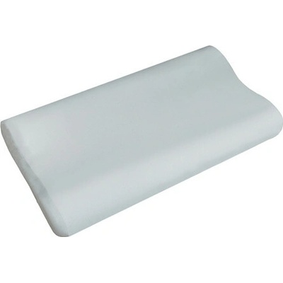 Bellatex Anatomický polštář z líné pěny Světle šedý jersey 60x33