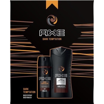 Axe Dark Temptation deospray 150 ml + sprchový gel 250 ml dárková sada