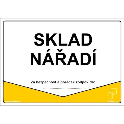 DUKO SKLAD NÁŘADÍ Formát: 210 x 148 mm, Materiál: samolepící vinylová fólie