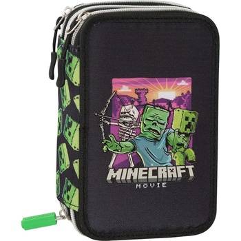 Panini Несесер с пособия Panini Minecraft - Movie, 3 ципа (73537)