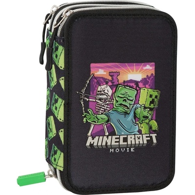 Panini Несесер с пособия Panini Minecraft - Movie, 3 ципа (73537)