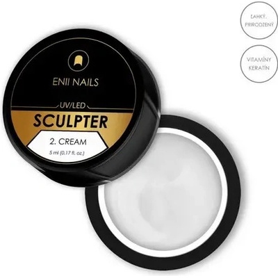 Enii Nails Sculpter stavební UV/Led gel 2 Cream 5 ml