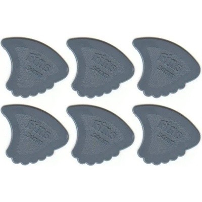 Dunlop 444R 0.94 Gauged Nylon Fins 6 Перце за китара (444R94-6PACK-SET)