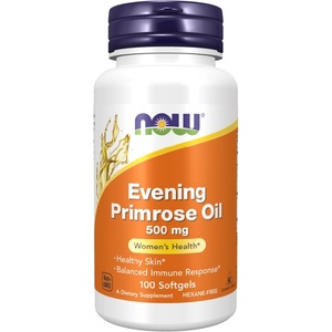 NOW NOW Evening Primrose Oil 500mg, 100 Softgels