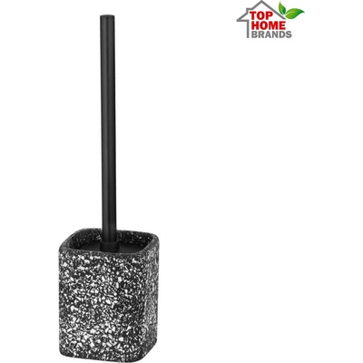 WENKO Четка за тоалетна и поставка Wenko, Terrazzo, черен