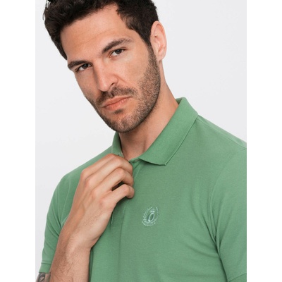 Ombre Clothing Зелена мъжка основна поло тениска Ombre Clothing Ombre Clothing | Zelen | МЪЖЕ | S