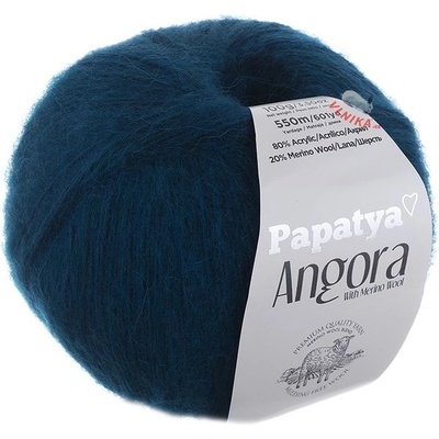 Příze Angora Merino 5750 petrolej