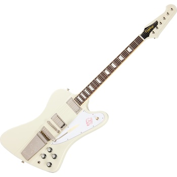 Epiphone 1963 Firebird V Maestro Vibrola Reissue Polaris White Електрическа китара
