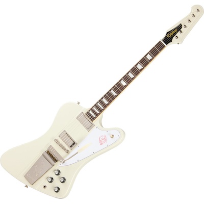 Epiphone 1963 Firebird V Maestro Vibrola Reissue Polaris White Електрическа китара