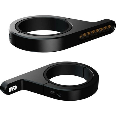 Blinkry na trubky přední vidlice DarkTurner, OXFORD (black)