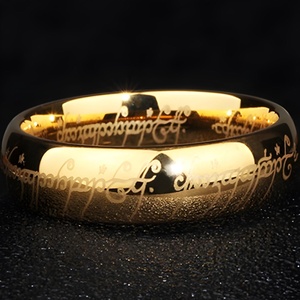 HARAHU Пръстен FR-4115 - Златен / 52mm KP4115