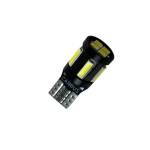  Лед крушка тип Т10 с 5 SMD 7020 + 4 SMD отпред 3030 Canbus - 5000К (T10L7020)