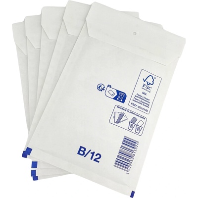 Obálka bublinková 140x225mm B/12 bílá, 10 ks Kusy: 10ks