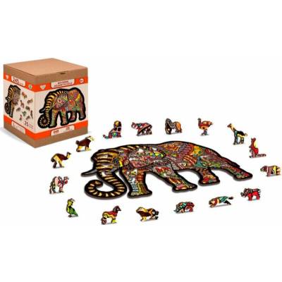 Wooden City Drevené Slon L 200 dielov