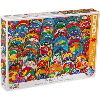 EUROGRAPHICS Пъзел Eurographics от 1000 части - Мексикански керамични чинии (60005421)