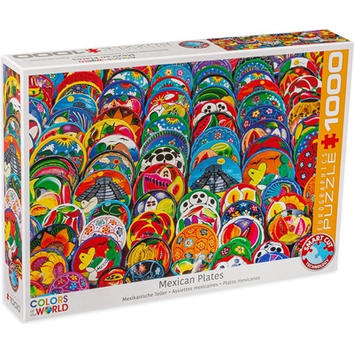 EUROGRAPHICS Пъзел Eurographics от 1000 части - Мексикански керамични чинии (60005421)