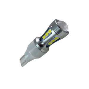  Лед крушка тип Т10 с 18 SMD 3030 лупа Canbus (T10CAN3018)