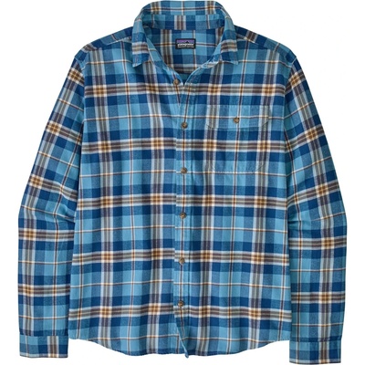 Patagonia Мъжка риза с копчета Patagonia L/S LW Fjord Flannel Shirt - Prime: Shore Blue (033-0627-3911)