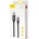 Baseus Кабел Baseus X-type USB-C с LED светлина QC 3.0 1m 3A (6953156277083)