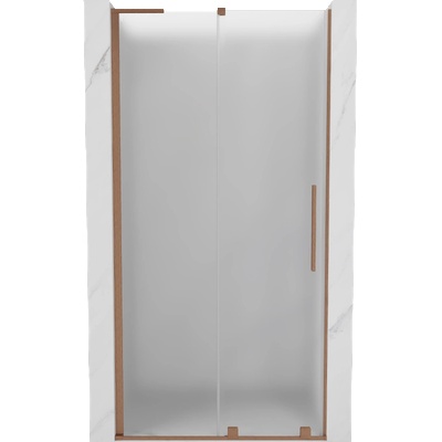 Mexen Velar L плъзгаща се душ врата 100 см, мат, матирана мед - 871-100-003-31-65 (871-100-003-31-65)