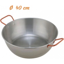 Garcima Oceľová hlboká Panvica Paella Wok 40 cm